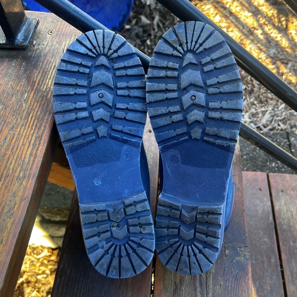 BLUE SUEDE SHOES DENIM ANKLE BOOTS SIZE 10 - Picture 12 of 15